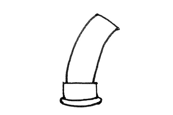 比萨斜塔简笔画步骤图