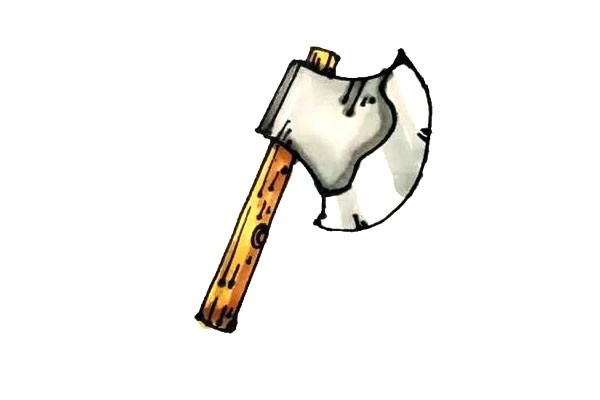 斧子斧头简笔画