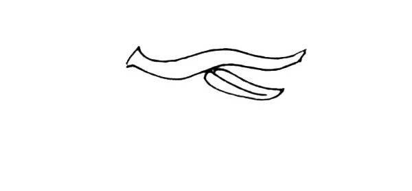 水蜜桃简笔画步骤图