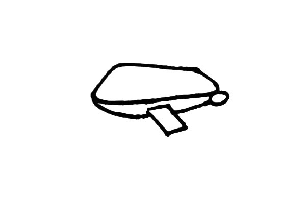 飞行的客机简笔画