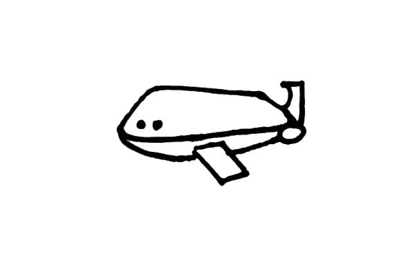 飞行的客机简笔画