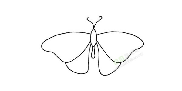 一组蝴蝶简笔画简单的画法