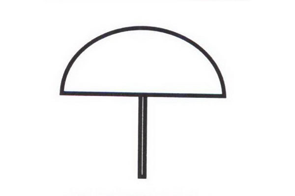 雨伞简笔画