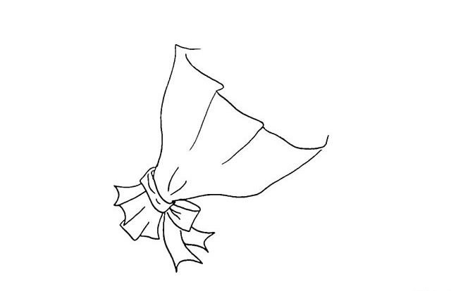 一束花的简笔画