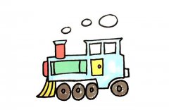 一步步教你画扫地车简笔画