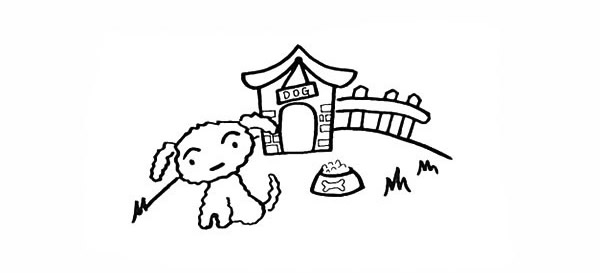 17.向后画出长条状的栅栏。