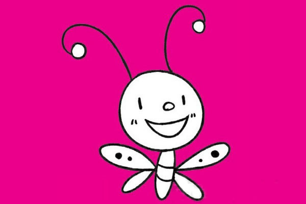 蝴蝶简笔画图片