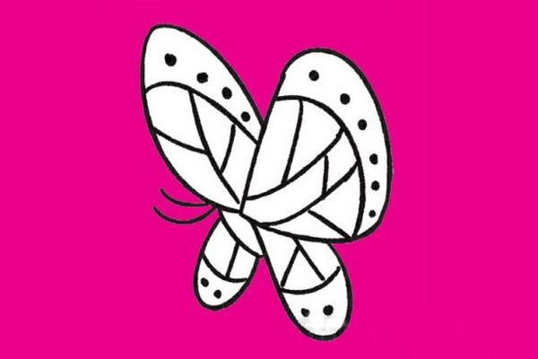 蝴蝶简笔画图片