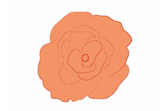海棠花简笔画图片大全作品五