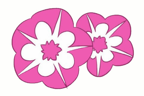 喇叭花简笔画完成图