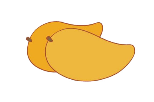 芒果简笔画图片