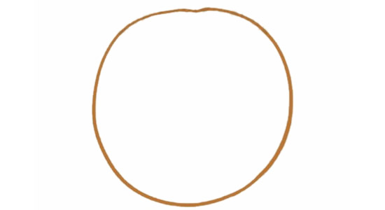 哈密瓜简笔画图片