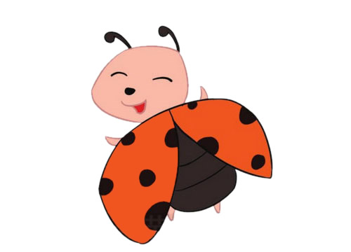 七星瓢虫简笔画图片