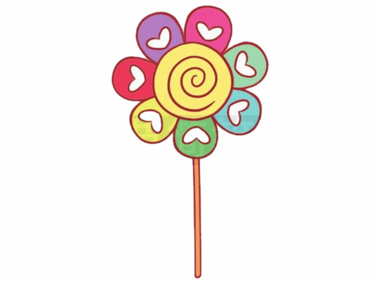 糖果简笔画图片