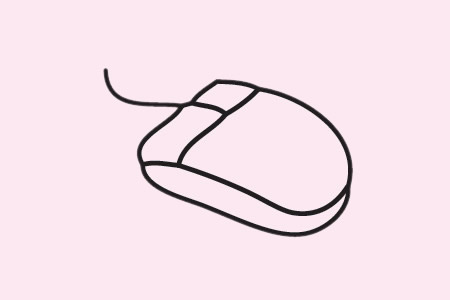 鼠标简笔画图片