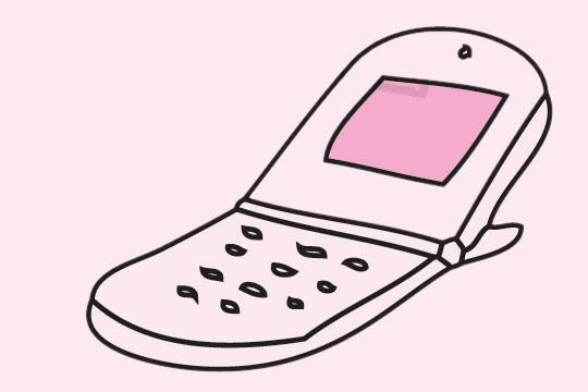 手机简笔画图片