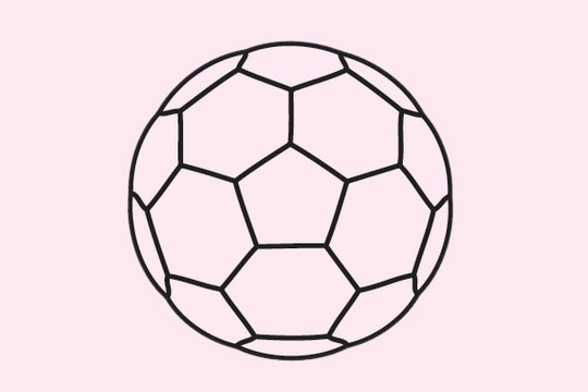 足球简笔画图片