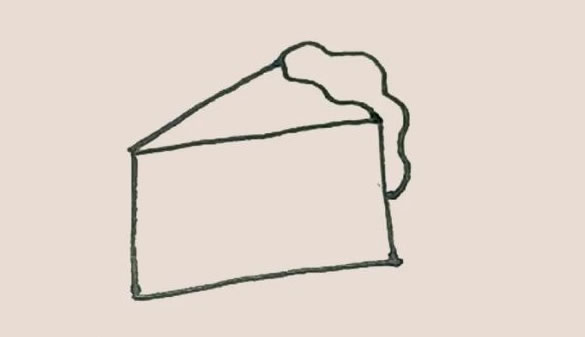 奶酪简笔画的画法步骤图