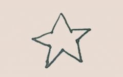 杨桃简笔画的画法步骤图教程