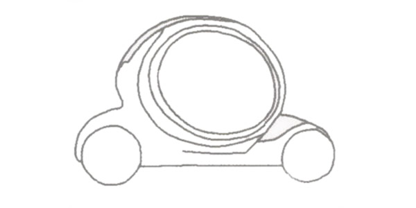 概念车简笔画图片