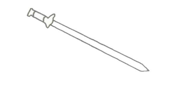 宝剑简笔画图片