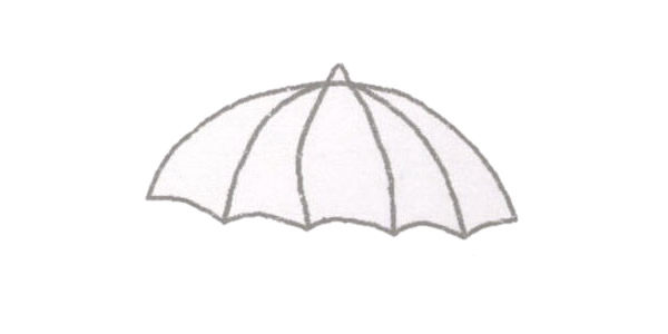 雨伞简笔画图片