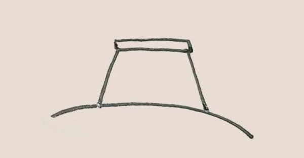 埃菲尔铁塔简笔画