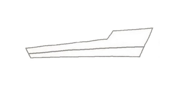 军舰简笔画图片