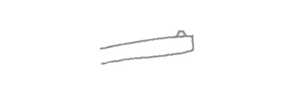 左轮手枪简笔画图片