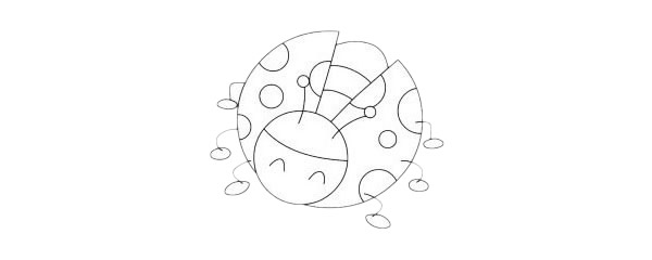 瓢虫简笔画图片