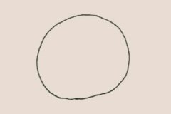 排球简笔画步骤图解教程 彩色画法