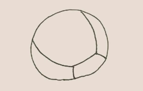 排球简笔画图片