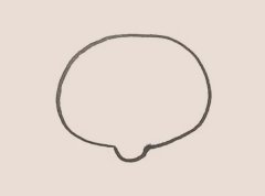 可爱小猪简笔画步骤教程 彩色画法