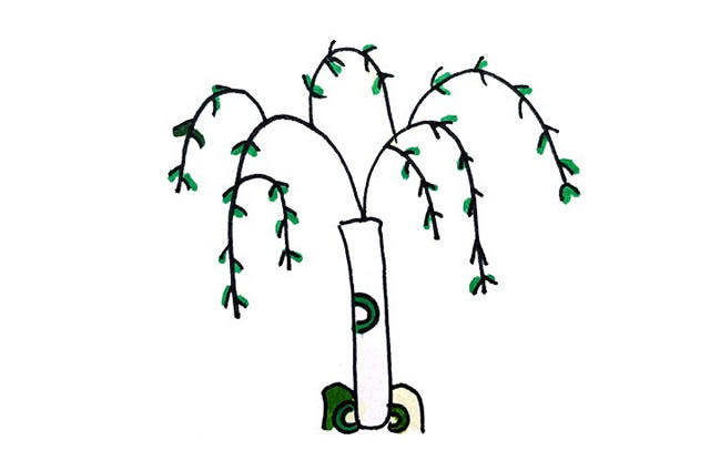 创意树木简笔画图片