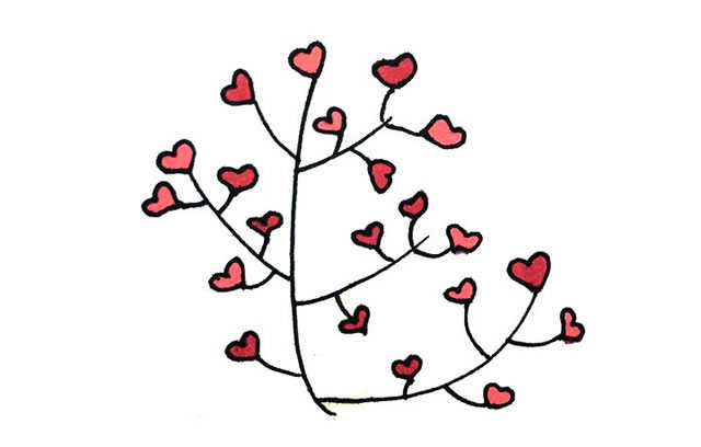 创意树木简笔画图片