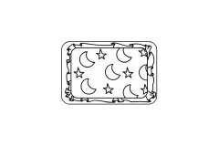 地毯简笔画画法步骤及图片大全