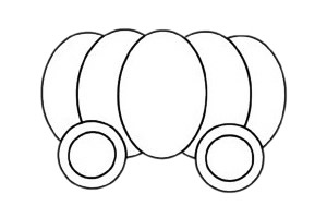 南瓜车简笔画图片