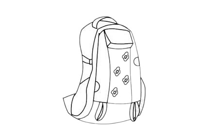 登山背包简笔画图片大全作品五