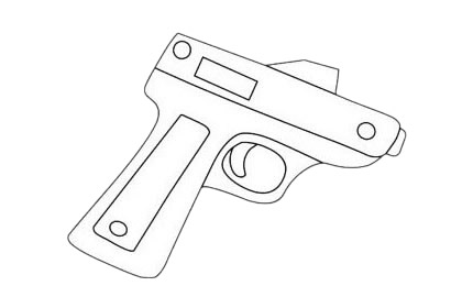 发令枪简笔画图片大全作品四