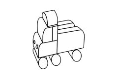 积木简笔画简单画法及图片大全