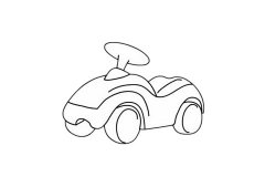 玩具车/扭扭车简笔画图片大全