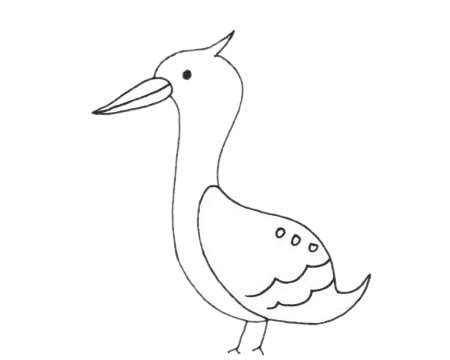 鸬鹚简笔画图片大全作品三