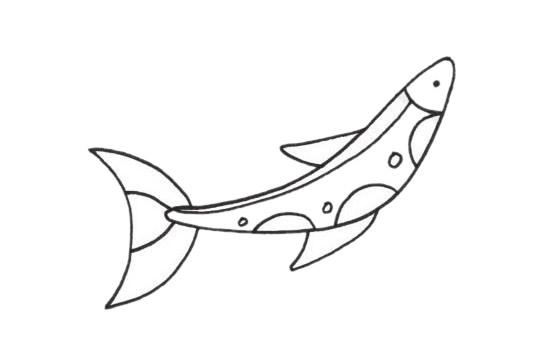 沙丁鱼简笔画图片大全作品四