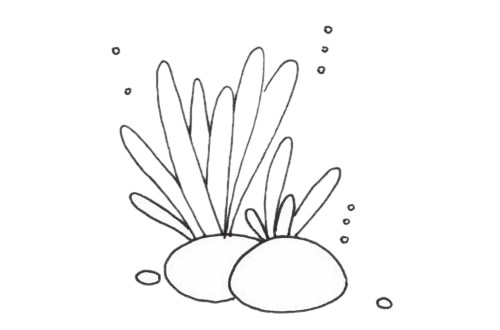 珊瑚简笔画图片