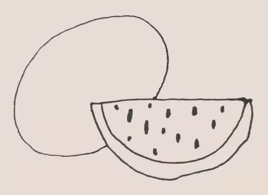 西瓜简笔画