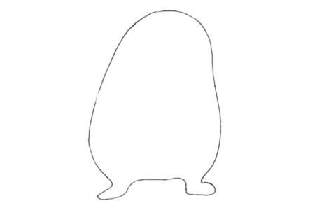 鼹鼠简笔画图片