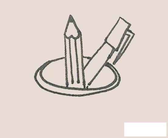 笔筒简笔画