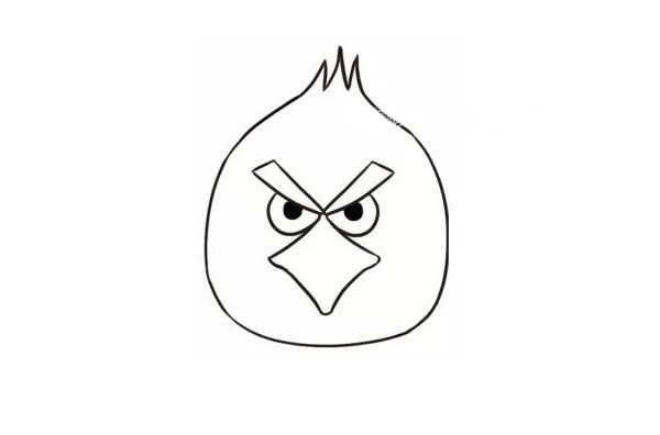 卡通老鹰简笔画