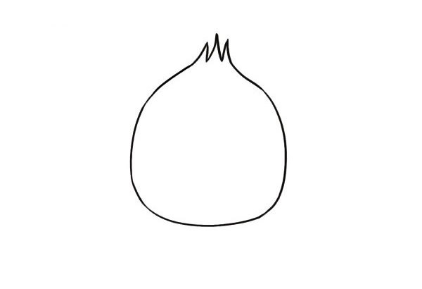 卡通老鹰简笔画