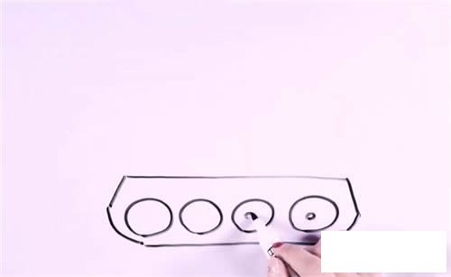 履带装甲车简笔画步骤图